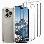 4 Pack Screen Protector for iPhone 16 Plus/iPhone 15 Pro Max [6.7 Inch] Display Tempered Glass by Generic – 6.7 inches, Tempered Glass, Transparent, Pack of 4, Model 0025