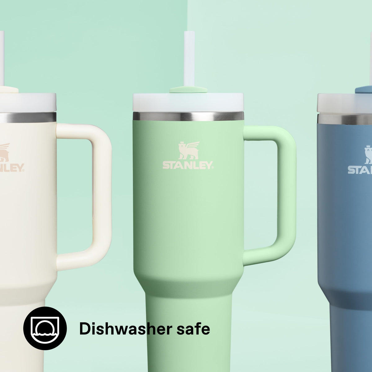 Flowstate Tumbler by by STANLEY – 1.18 liters, Edelstahl, Pistachio, Model 10-13230-063