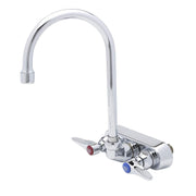 T&S Brass Chrome / 13.5"L x 8.75"W x 11"H / Industrial Touch On Kitchen Sink Faucets