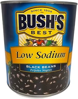 Bush's Best BEAN, BLACK, LOW SODIUM, BUSH'S, 108OZ
