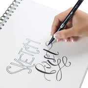 Advanced Lettering Set by Tombow – 1 Count (Pack of 1), Plastic, black, Model LS-AVD