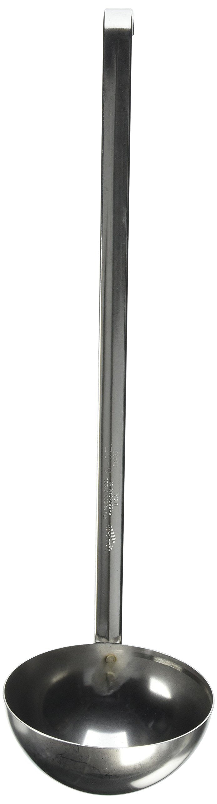 () 8 oz Stainless Steel Solid Ladle by Vollrath – 8-Ounce, Stainless Steel, Silver, Model 58480