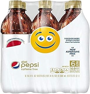 Pepsi Caffeine Free Diet Bottle, 6 ct