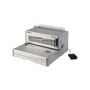 Orion E 500 Electric Comb Binding Machine () by Fellowes – 9.8" x 15.8" x 19.8", Clear, Model 5643201
