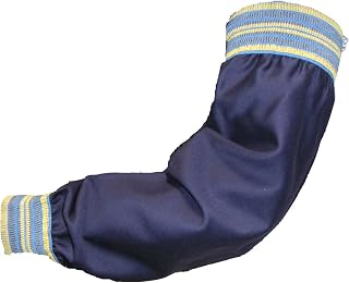 Tillman 6217 18" 9 oz. Navy FR Cotton Welding Sleeves w/Elastic Wrist/Top