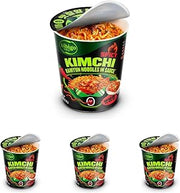 bibigo Ramyun Ramen Noodles, Spicy Kimchi, 3.45 Ounce (Pack of 4)