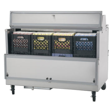 Beverage-Air 58" Stainless Steel School Milk Cooler by Beverage Air – 24.5 cubic_feet, Stainless-Steel, Model STF58-1-S