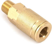 Forney 75217 Tru-Flate Style Air Fitting Coupler with 1/4-Inch-by-1/4-Inch Male NPT