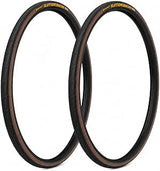Continental Gatorskin - Wire Bead, Non-Tubeless Road Bike Tire | Tough Urban & Touring Tire for Daily Riding - PolyX Breaker, Duraskin, 2 Pack