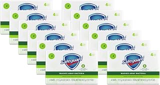 Safeguard White Soap, 4 Oz Ea. - 12 Packs x 4 Count, 48 Bars Case