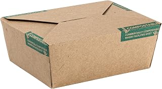 Inno-Pak Compostable #8 INNOBOX Edge™, Brown Kraft, 130-Count
