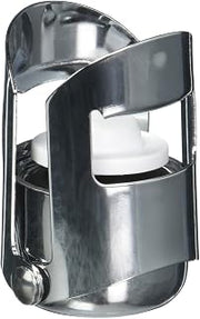 PADERNO World Cuisine Champagne Stopper, Stainless Steel with Hinged Sides
