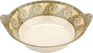 G.E.T. Enterprises Mosaic 1 qt. Bowl, Break Resistant Dishwasher Safe Melamine Plastic, Mosaic Collection ML-117-MO (Pack of 1)