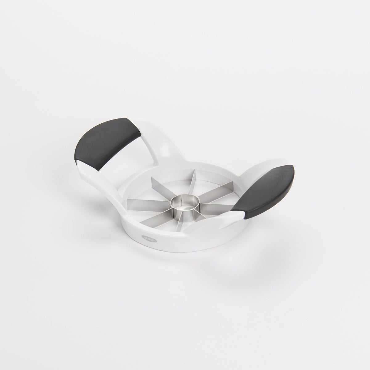 Good Grips Apple Slicer by OXO – 1 Count, Stainless steel blades, White, Model 32681