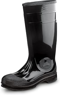 SR Max Unisex 16 Black Montauk MaxTRAX Soft Toe WP SRO PVC Boot