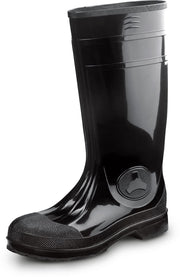 Unisex 16 Black Seward MaxTRAX Steel Toe WP SRO PVC Boot by SR Max – 11 Wide, Rubber, Black