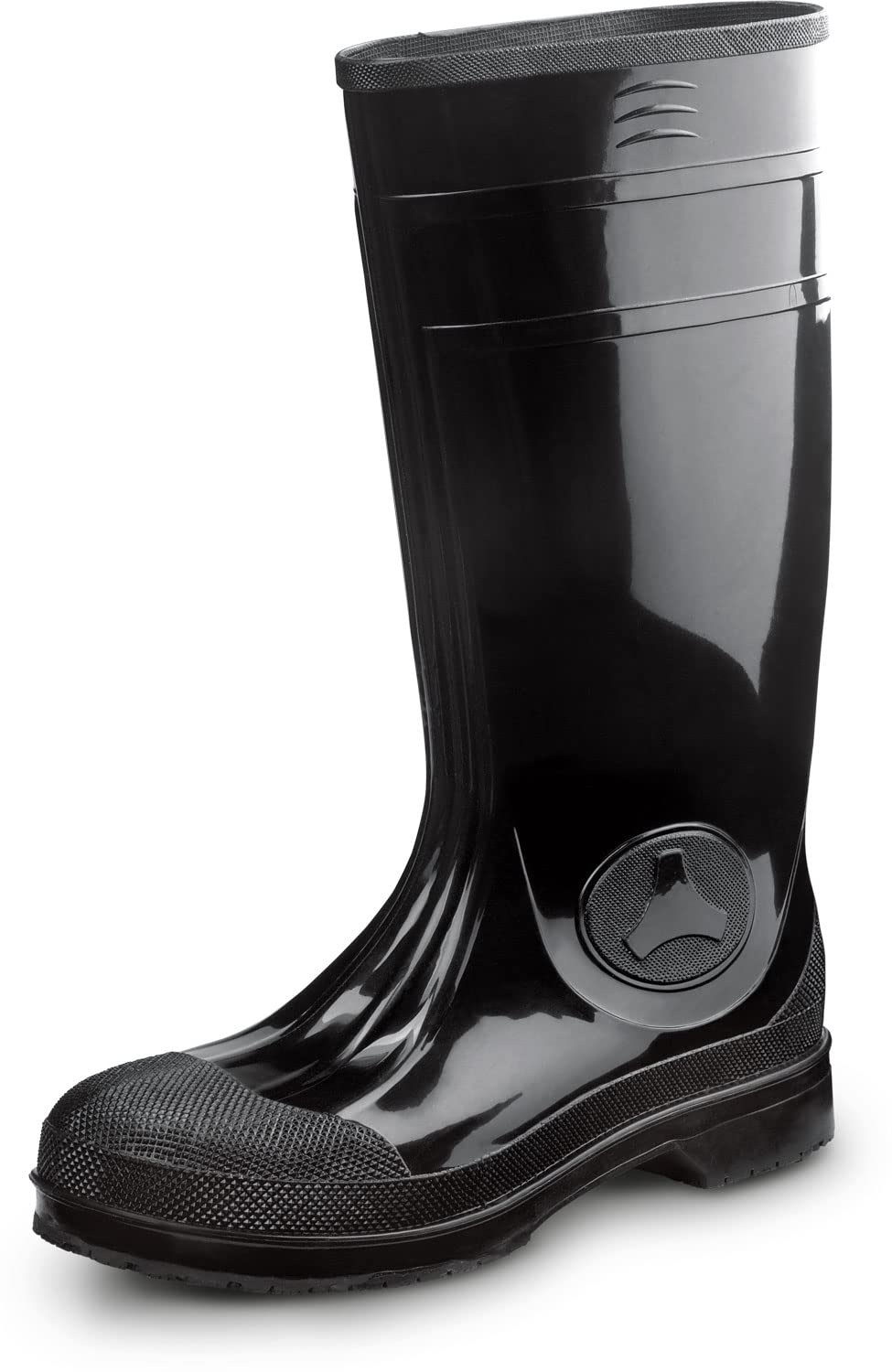 Unisex 16 Black Seward MaxTRAX Steel Toe WP SRO PVC Boot by SR Max – 11 Wide, Rubber, Black