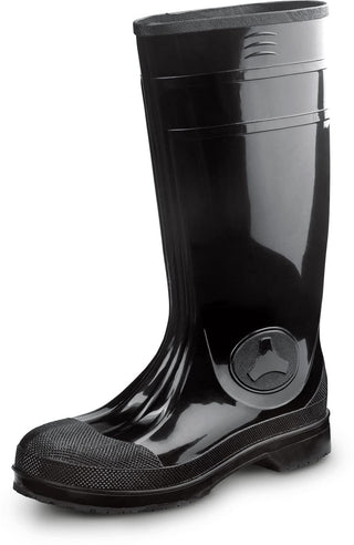 Unisex 16 Black Seward MaxTRAX Steel Toe WP SRO PVC Boot by SR Max – 11 Wide, Rubber, Black