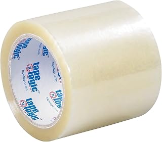 Tape Logic Packing Tape (18-Rolls), 4" x 72 yd 2.0 Mil - Acrylic Strong Everyday Use Packaging Tape Refill for Shipping, Moving, Order Fulfillment