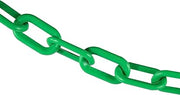 Mr. Chain Plastic Barrier Chain, Green, 500 ft Length (50004-500)