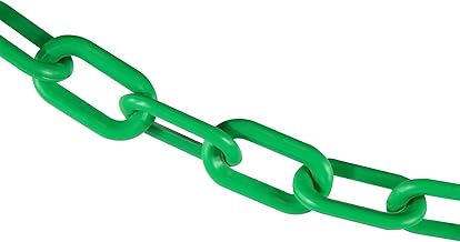 Mr. Chain Plastic Barrier Chain, Green, 500 ft Length (50004-500)