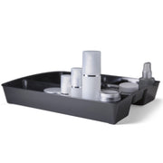 OIC, Achieva 30% Post Consumer Plastic Recycled Deep Drawer Tray, 15-1/8 X 11-1/2 X 2-1/4 in, Black by Officemate – 15.1" x 11.5" x 2.3", Plastic, Black, Model 26241