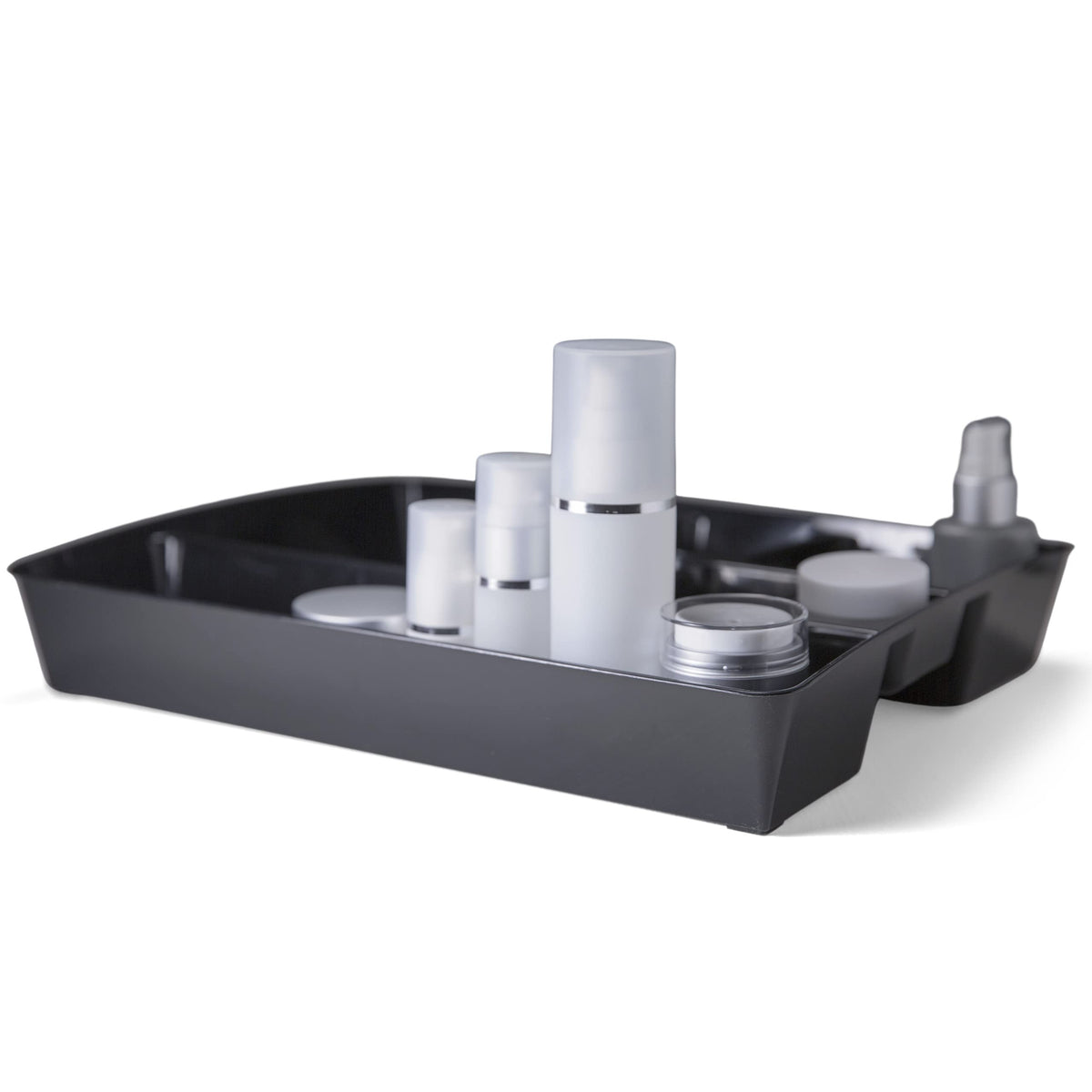 OIC, Achieva 30% Post Consumer Plastic Recycled Deep Drawer Tray, 15-1/8 X 11-1/2 X 2-1/4 in, Black by Officemate – 15.1" x 11.5" x 2.3", Plastic, Black, Model 26241