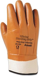 Ansell 012-23-193-10 Vinyl Gloves44; 1044; Orange
