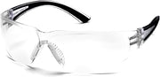Pyramex Cortez Safety Eyewear, Clear Anti-Fog Lens With Black Temples