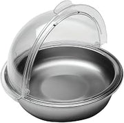 HUBERT Round Stainless Steel Food Display System - 17" Dia x 12 1/2" H