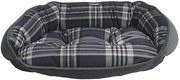 Bowsers Crescent Bed, Medium, Greystone Tartan