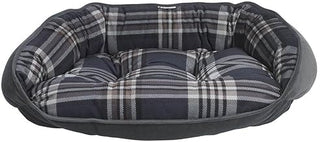 Bowsers Crescent Bed, Medium, Greystone Tartan