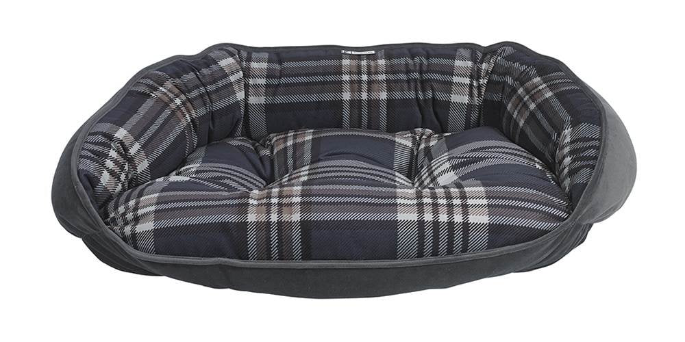 Crescent Bed by Bowsers – Polyester, grey, Model 17864