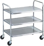 Money Saver Knockdown S/S 3-Shelf Cart