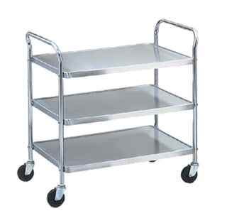 Money Saver Knockdown S/S 3-Shelf Cart by Vollrath – 34.50x6.50x21.75, In Description, Check Images, Model 245-005