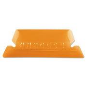Hanging Folder Tabs by Pendaflex – Pack of 1 (2 inches), Plastic, Orange, Pack of 25, Model 42 ORA