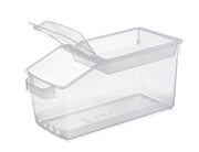 Ingredient Bin by Araven – 8 7/8"(H) x 9"(W) x 19"(D)., 3.7 gallons, Polypropylene, Clear, Model 09308