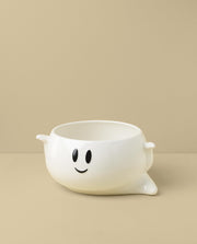 Halloween Ghost Candy Bowl by Lenox – 1 Count, 74 fluid_ounces, Porcelain, White, Model 899851