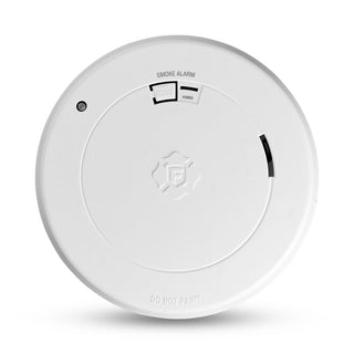 10-Year Battery Smoke Alarm Slim Profile with Light by First Alert – 1-Pack, White, Model SM210L