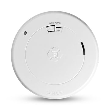 10-Year Battery Smoke Alarm Slim Profile with Light by First Alert – 1-Pack, White, Model SM210L