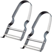 Westmark 2 Vegetable and Asparagus Peelers, U-Peeler, Steel, Stainless Steel, 609022E3