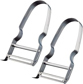 Westmark 2 Vegetable and Asparagus Peelers, U-Peeler, Steel, Stainless Steel, 609022E3