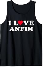 I Love Anfim Matching Girlfriend & Boyfriend Anfim Name Tank Top