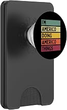 I'm Americo Doing Americo Things Funny Personalized Quote PopSockets PopWallet for MagSafe
