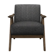 Textured Fabric Accent Chair with Padded Seat by Starlight Canyon Home – Textured, Grey