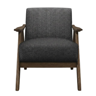 Textured Fabric Accent Chair with Padded Seat by Starlight Canyon Home – Textured, Grey