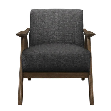 Textured Fabric Accent Chair with Padded Seat by Starlight Canyon Home – Textured, Grey
