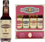 Scrappy's Bitters Essentials Gift Set & Chocolate Bitters (5 oz) – Perfect for Mixologists & Cocktail Enthusiasts - Organic Ingredients, No Artificial Flavors, Chemicals or Dyes Bullet