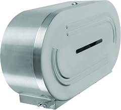 Thunder Group Twin jumbo-roll toilet to stainless steel dispenser, 18/8 stainless steel, comes in each