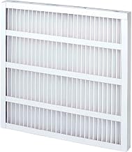 Global Industrial High Capacity Pleated Air Filter, MERV 8, Self-Supported, 24"Wx20"Hx2"D, Lot of 12
